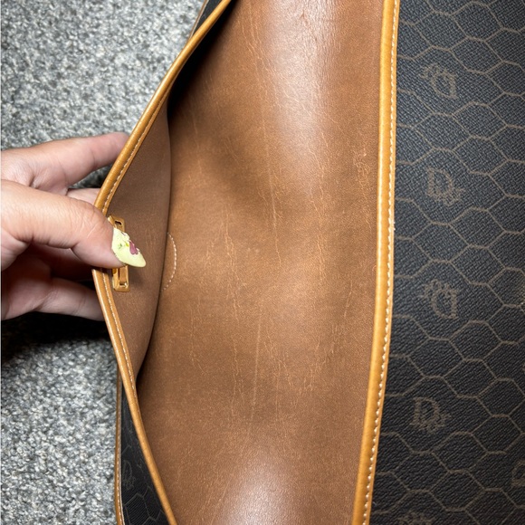 CHRISTIAN DIOR Honeycomb Black Clutch (Pre-owned, Authentic & Vintage) - Picture 8 of 9